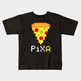 Pixelated Pizza (PIXA) Kids T-Shirt